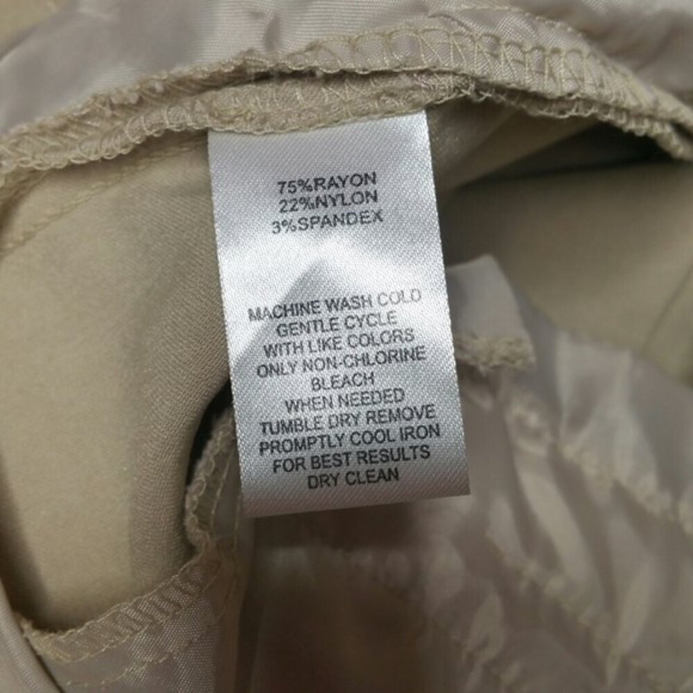 Calvin Klein Tan Khaki Pants Size 4 Short - Picture 6 of 9